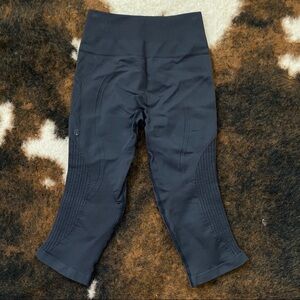 Lululemon Flow & Go Crop Black 4 Compression